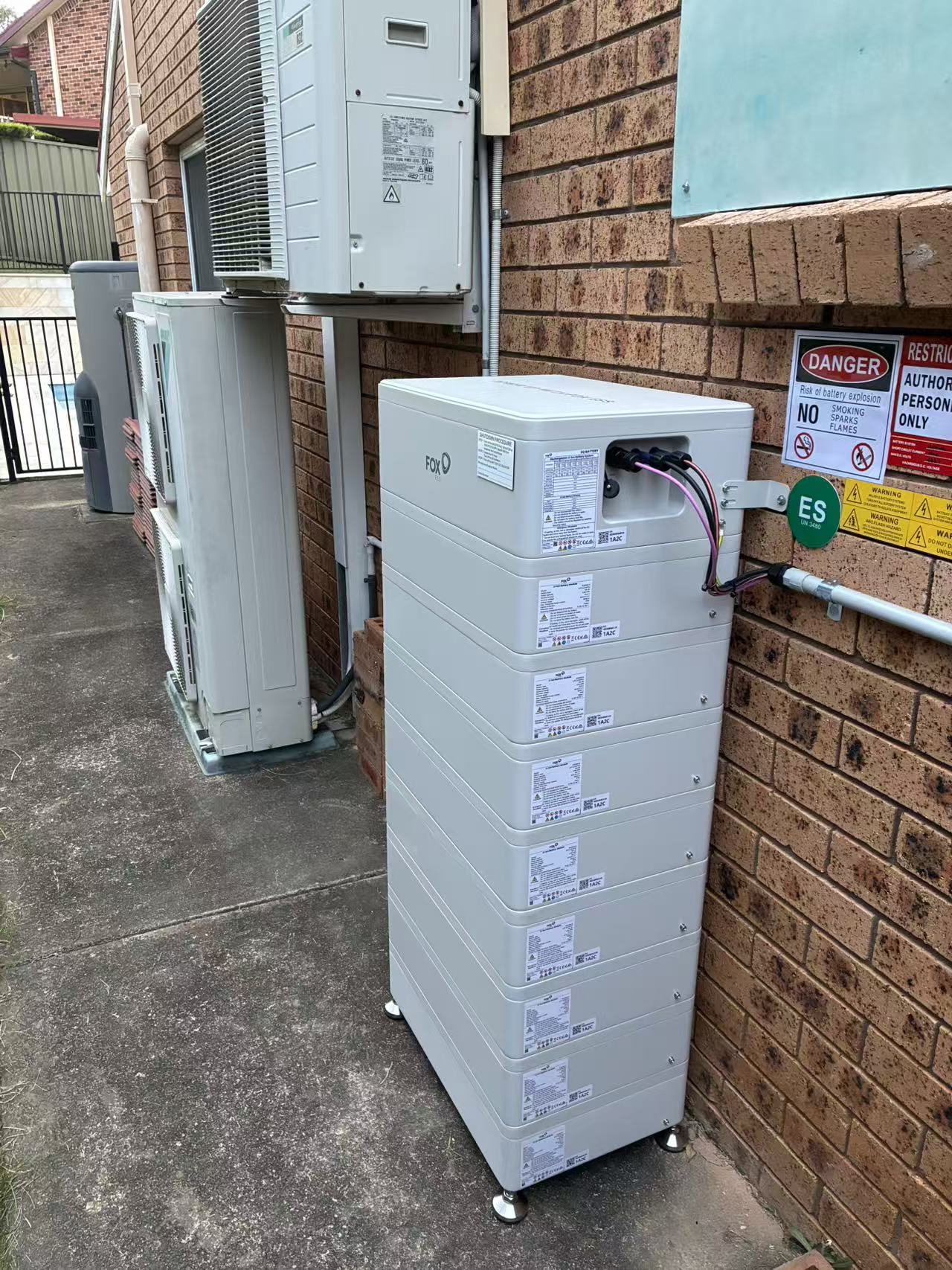 Residential solar Battery installation completed in Sydney with AI-powered energy optimization